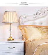 مصباح طاولة من القماش عالي الجودة من TUDA مقاس 36×63 سم مع شحن مجاني